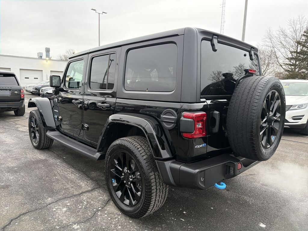 Used 2022 Jeep Wrangler Unlimited 4xe 2.0L 4WD Sahara Hard Top w/ Cold Weather & Advanced Safety Pkg SUV