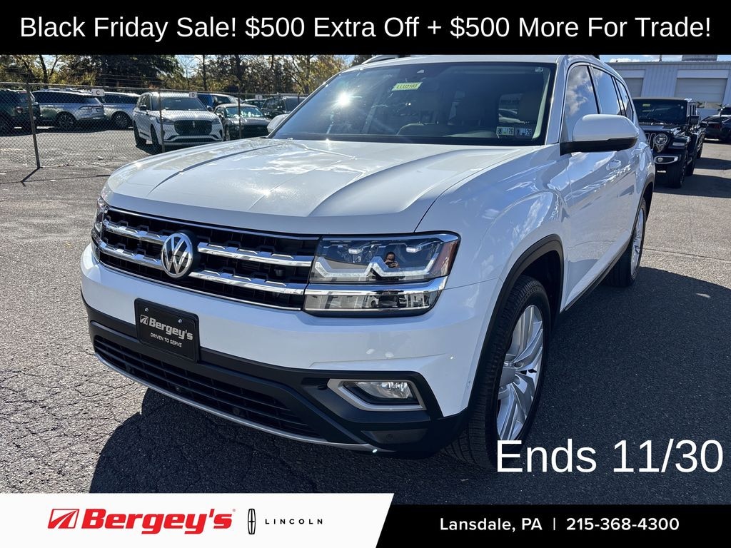 Used 2019 Volkswagen Atlas 3.6L AWD SEL Premium w/ Panoramic Moonroof & Nav SUV