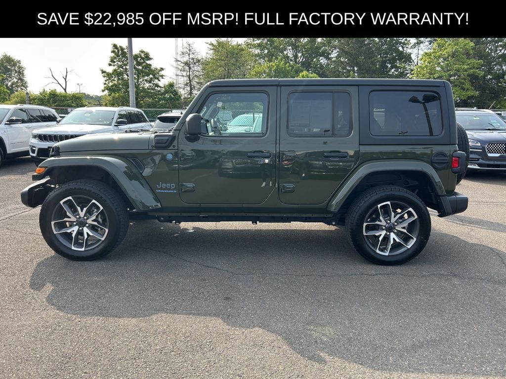 Used 2024 Jeep Wrangler Unlimited 4xe 2.0L 4WD Sport S Hard Top w/ Heated Seats & Nav SUV