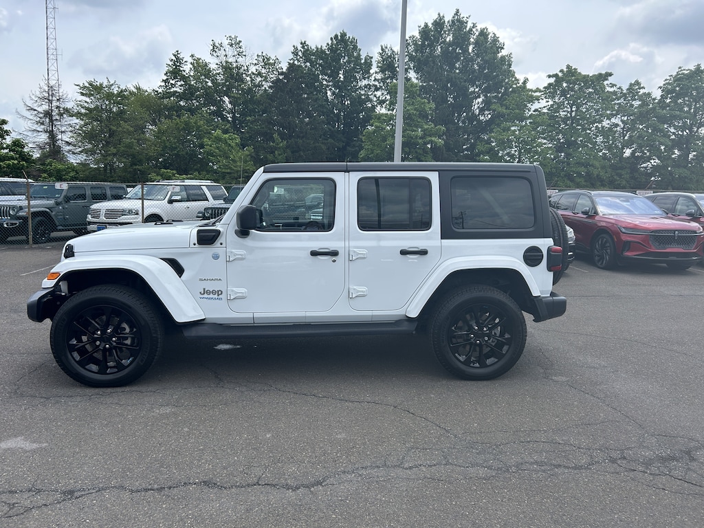Used 2022 Jeep Wrangler Unlimited 4xe 2.0L 4WD Sahara Hard Top w/ Cold Weather Pkg SUV