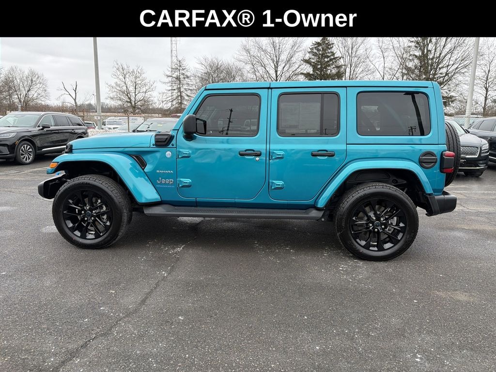 Used 2024 Jeep Wrangler Unlimited 4xe 2.0L 4WD Sahara Hard Top w/ Safety & Technology Pkg SUV