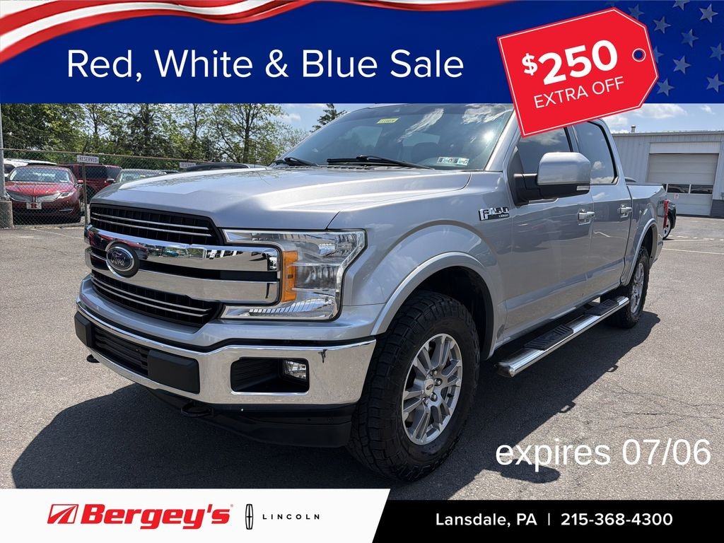 Used 2020 Ford F-150 5.0L 4WD Lariat SuperCrew w/ Navigation Truck