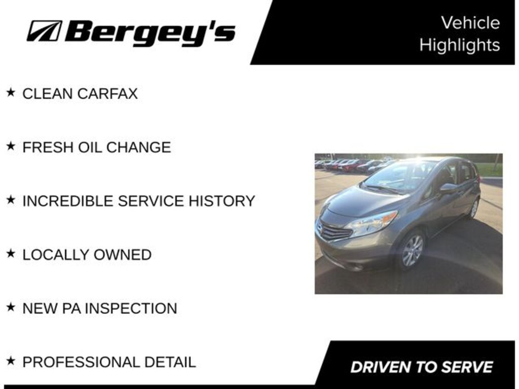 Used 2016 Nissan Versa Note SV Hatchback