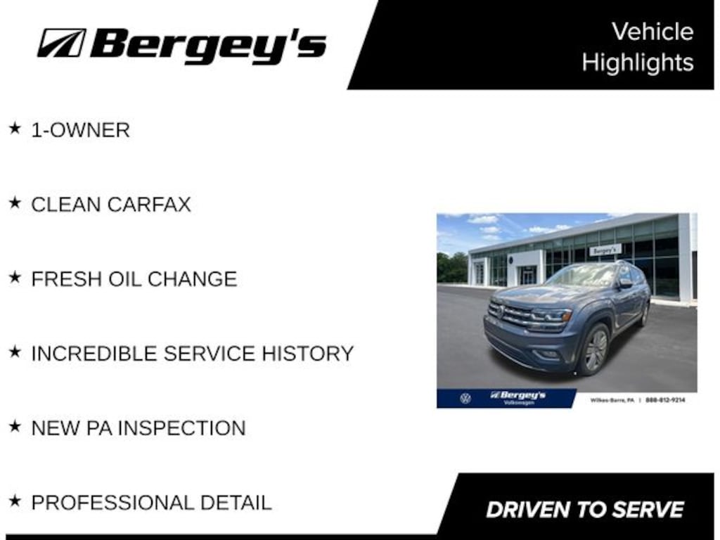 Used 2018 Volkswagen Atlas 3.6L V6 SEL Premium 4MOTION SUV