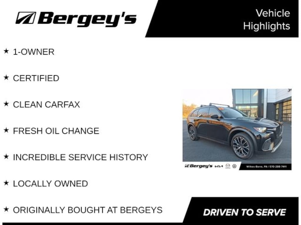 Certified 2025 Mazda CX-70 Plug-In Hybrid Premium Package SUV