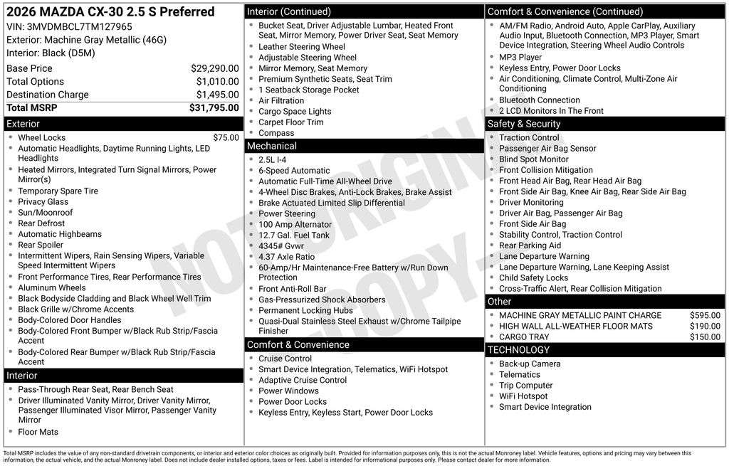 2026 Mazda CX-30 Preferred - Photo 31
