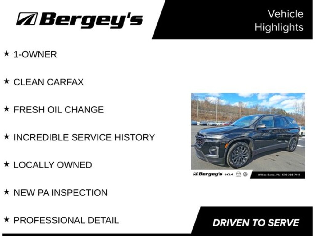 Used 2023 Chevrolet Traverse RS SUV