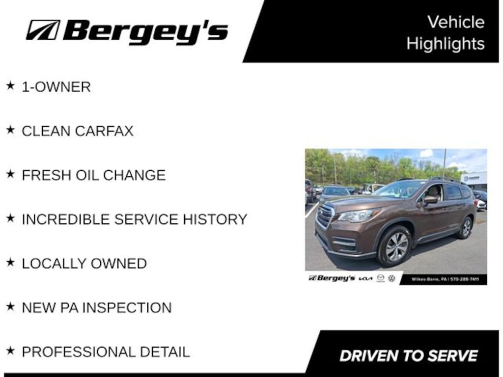 Used 2019 Subaru Ascent Premium 7-Passenger SUV
