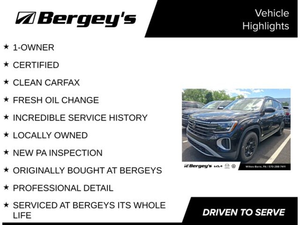 Used 2025 Volkswagen Atlas 2.0T Peak Edition SUV