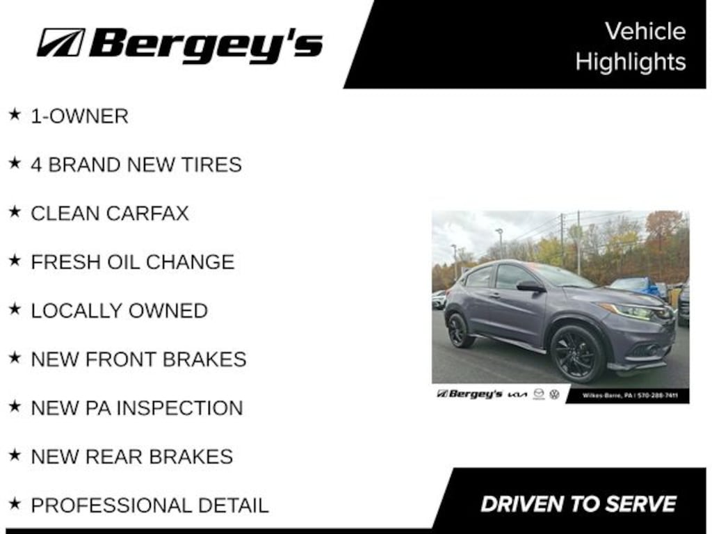 Used 2021 Honda HR-V Sport AWD SUV