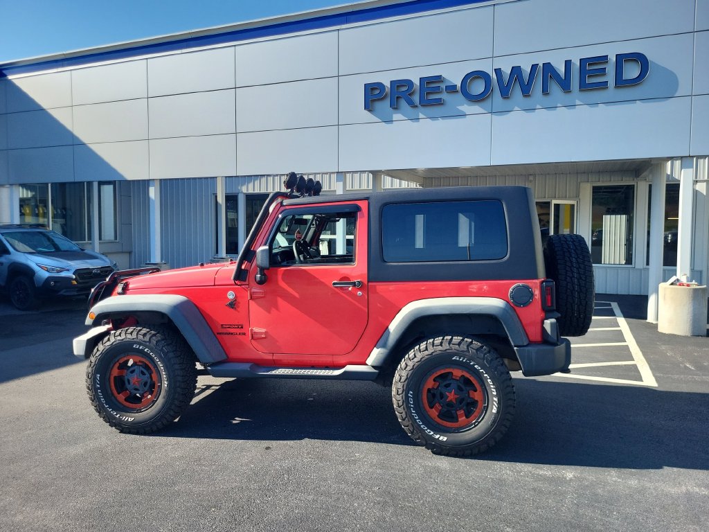 Used 2013 Jeep Wrangler Sport with VIN 1C4AJWAG1DL664294 for sale in Hanover, PA