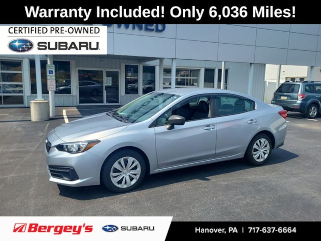 Certified 2023 Subaru Impreza Base Sedan