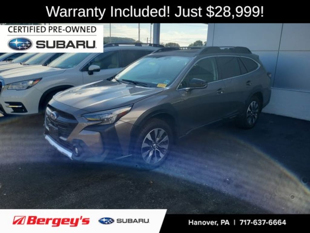 Certified 2023 Subaru Outback Limited XT SUV