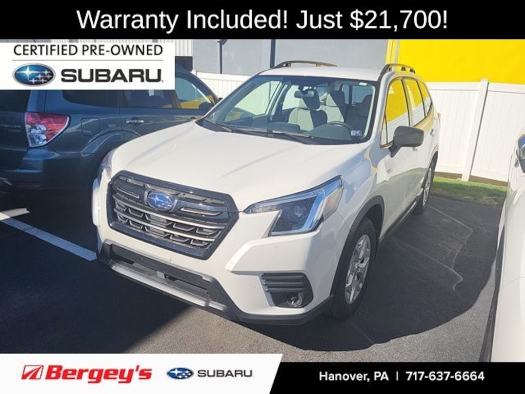 Certified 2022 Subaru Forester Base SUV