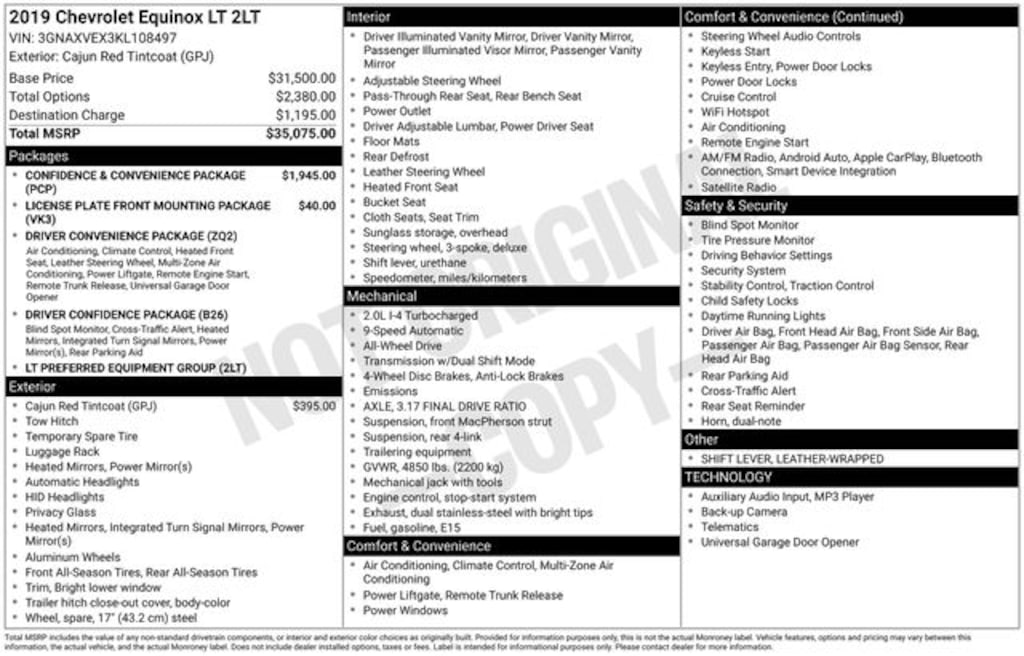 Used 2019 Chevrolet Equinox LT SUV