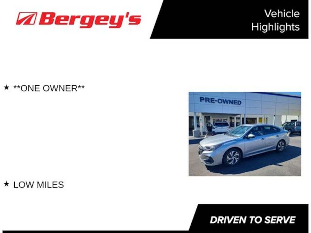 Certified 2023 Subaru Legacy Premium Sedan