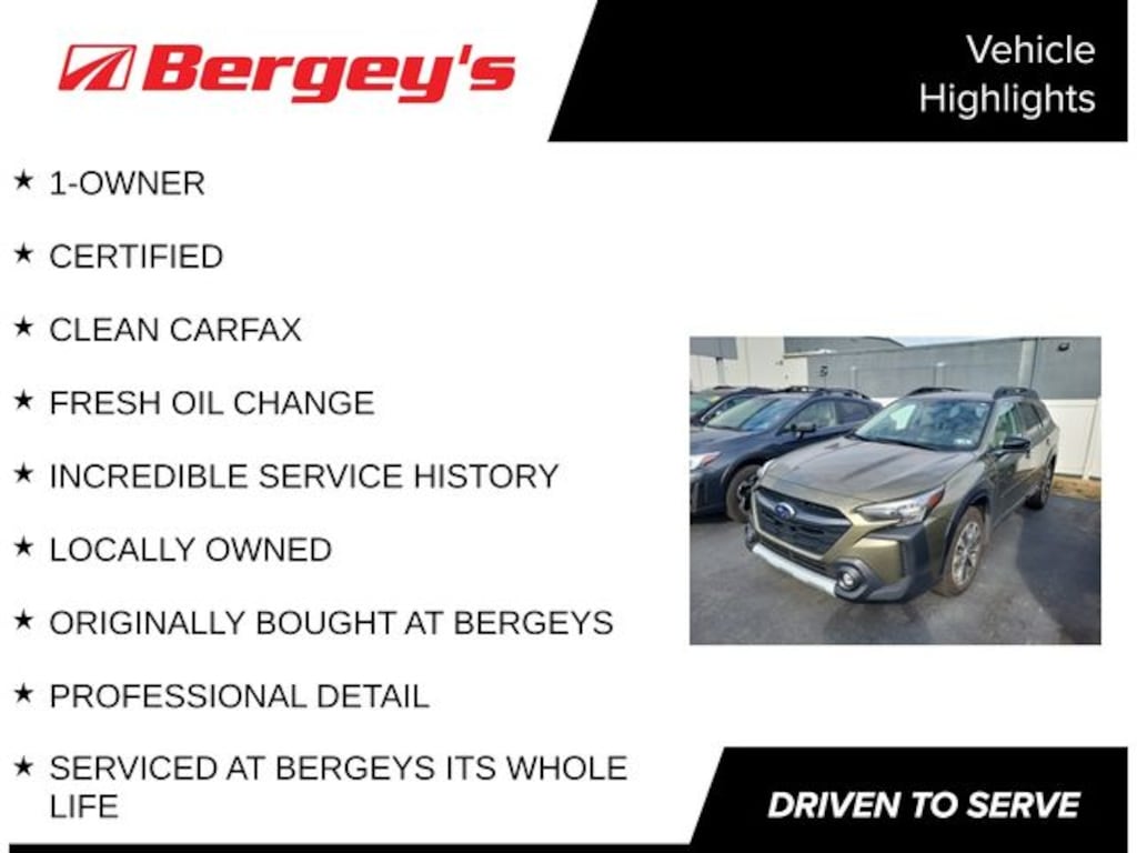 Certified 2023 Subaru Outback Limited XT SUV