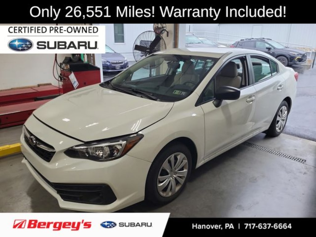 Certified 2022 Subaru Impreza Base Sedan