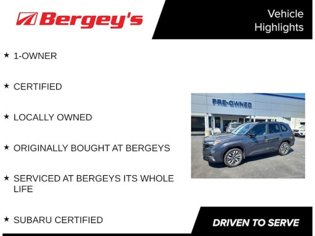 Used 2025 Subaru Forester Touring SUV