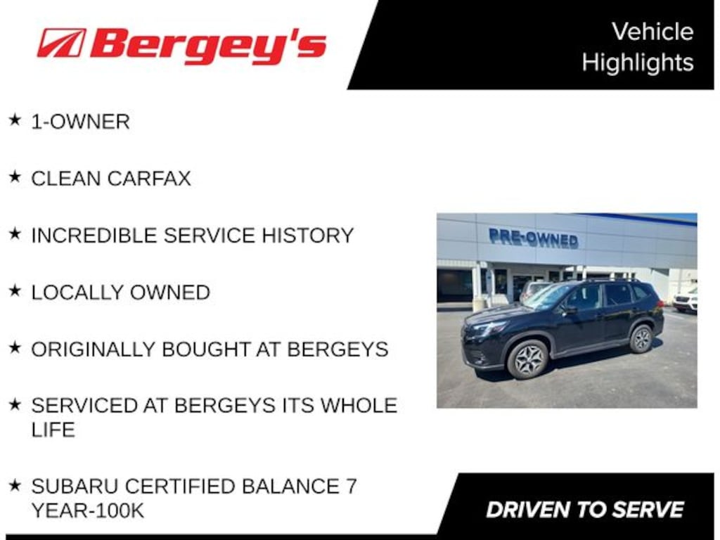 Certified 2024 Subaru Forester Premium SUV