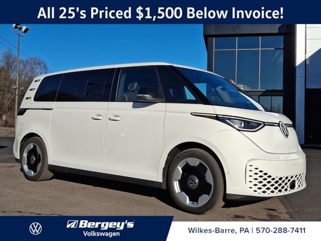 New 2025 Volkswagen ID. Buzz Pro S Van Passenger Van