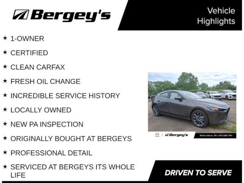 Used 2025 Mazda Mazda3 Hatchback 2.5 S Preferred Package Hatchback