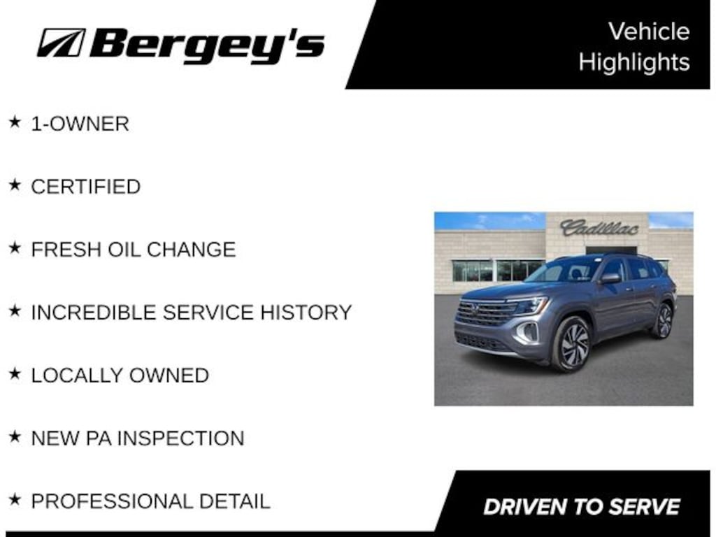 Certified 2025 Volkswagen Atlas 2.0T SE w/Technology SUV
