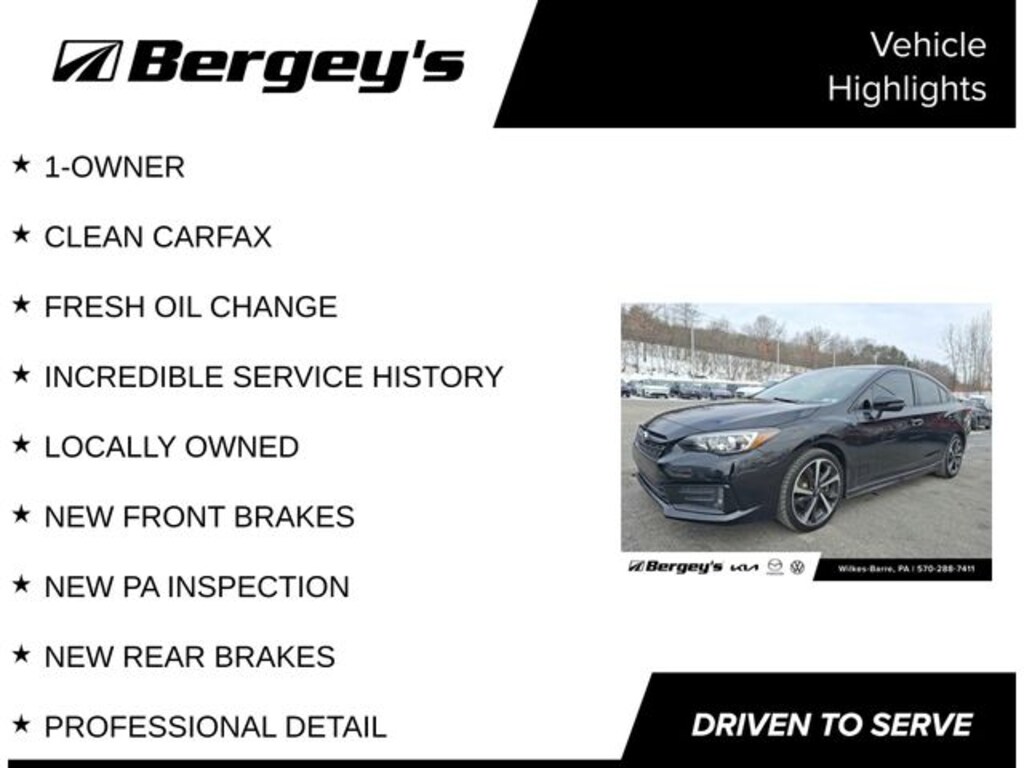 Used 2023 Subaru Impreza Sport Sedan 5-Door