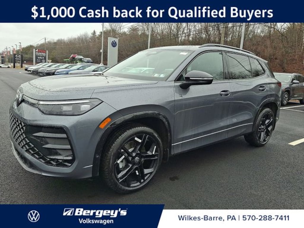 New 2026 Volkswagen Tiguan 2.0T SE R-Line Black SUV