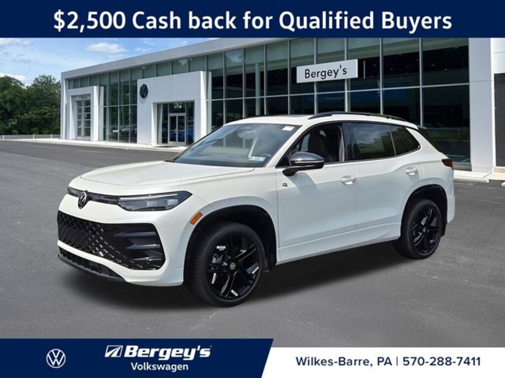 New 2026 Volkswagen Tiguan 2.0T SE R-Line Black SUV