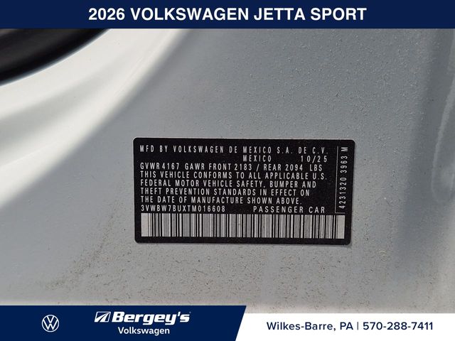 2026 Volkswagen Jetta Sport - Photo 30