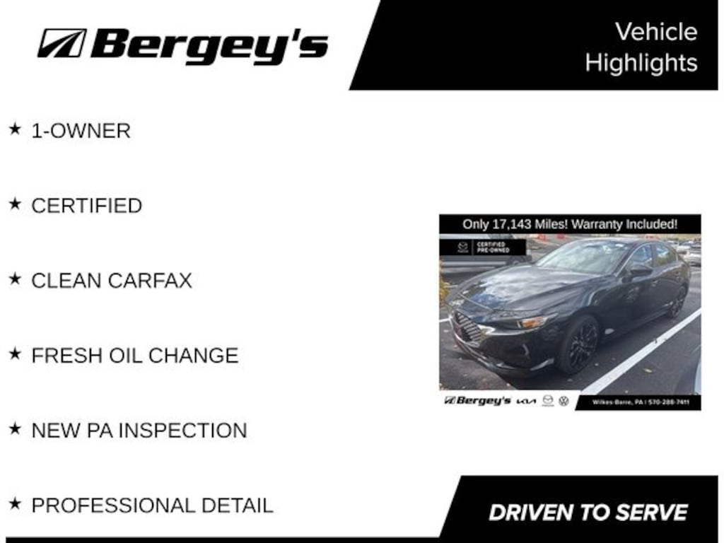 Used 2025 Mazda Mazda3 Sedan 2.5 S Select Sport Sedan