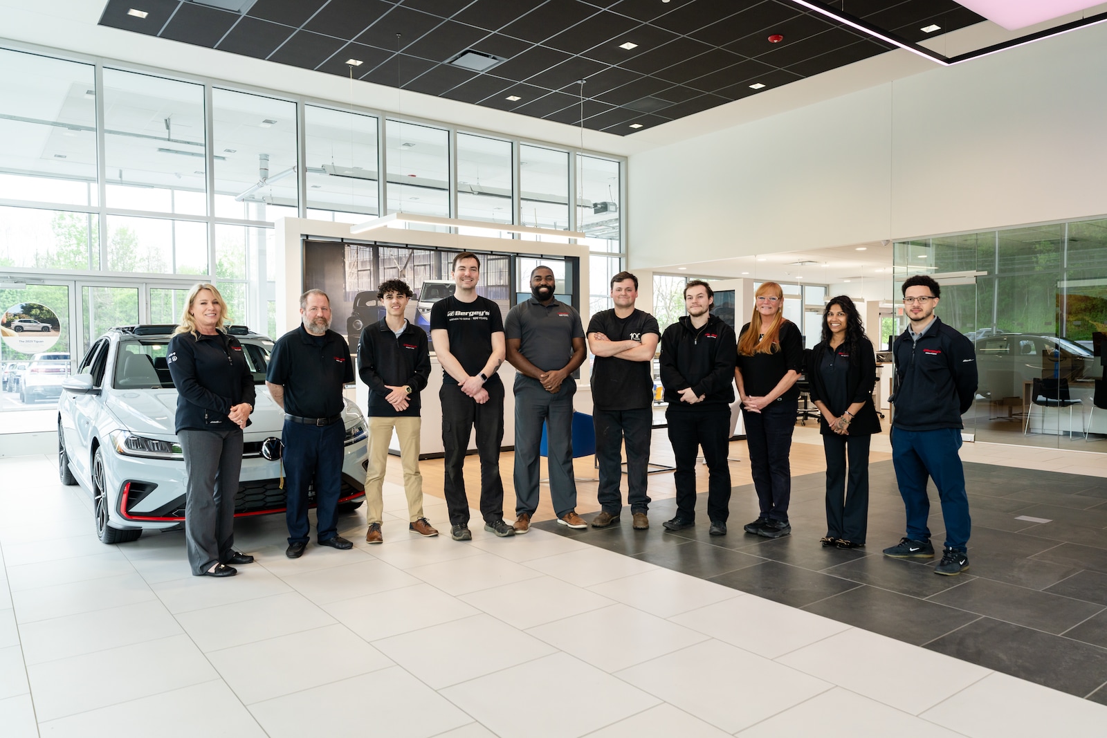 The Bergey's Volkswagen of Wilkes-Barre sales team
