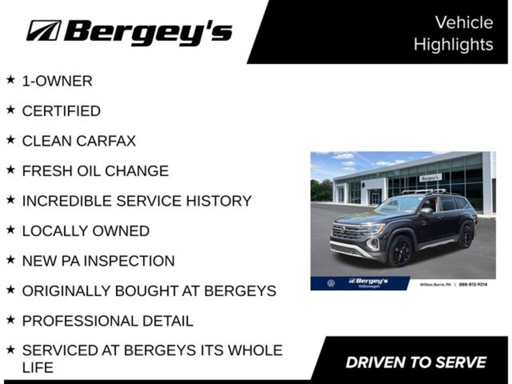 Used 2025 Volkswagen Atlas 2.0T Peak Edition SUV