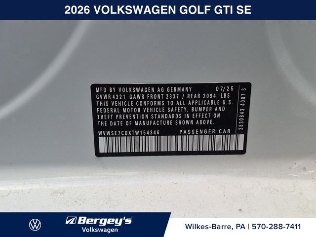 2026 Volkswagen Golf GTI SE - Photo 31