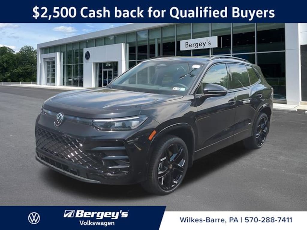 New 2026 Volkswagen Tiguan 2.0T SE R-Line Black SUV