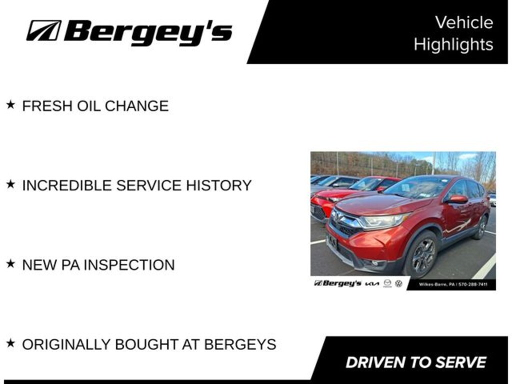 Used 2017 Honda CR-V EX-L 2WD SUV