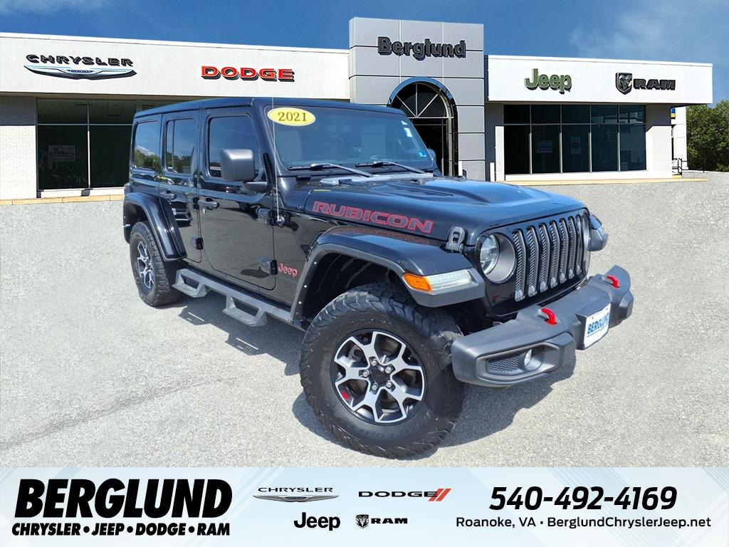 Used 2021 Jeep Wrangler Unlimited Rubicon Sport Utility