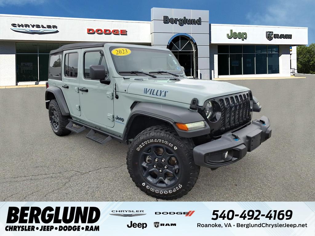 Used 2023 Jeep Wrangler 4xe Willys 4xe Sport Utility