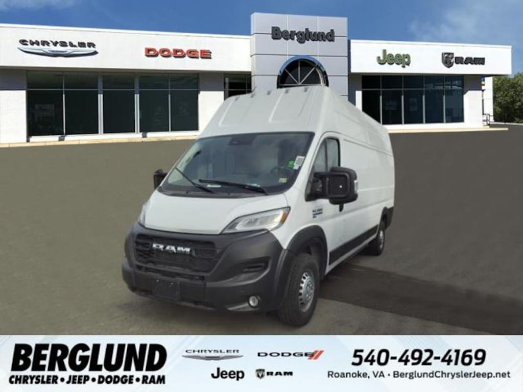 New 2024 Ram ProMaster PROMASTER EV SUPER HIGH ROOF 159â WB EXT Cargo Van