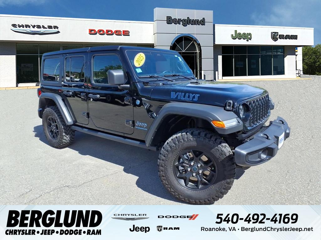 Used 2025 Jeep Wrangler 4xe Willys Sport Utility