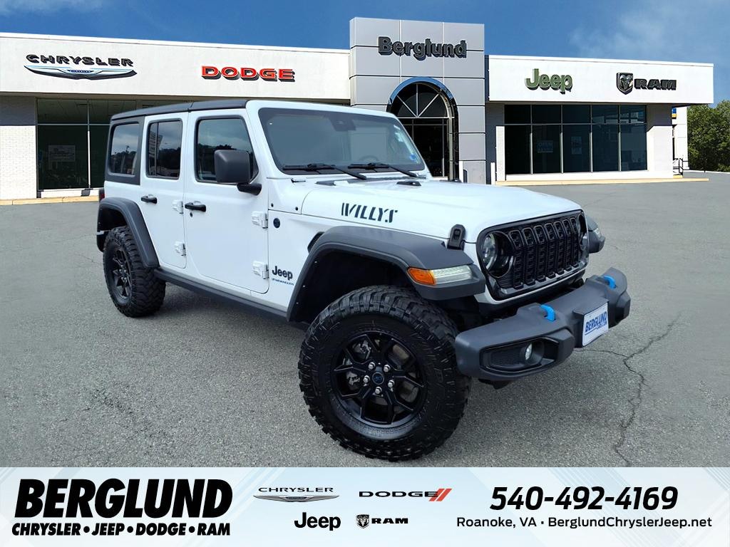 Used 2024 Jeep Wrangler 4xe Willys Sport Utility