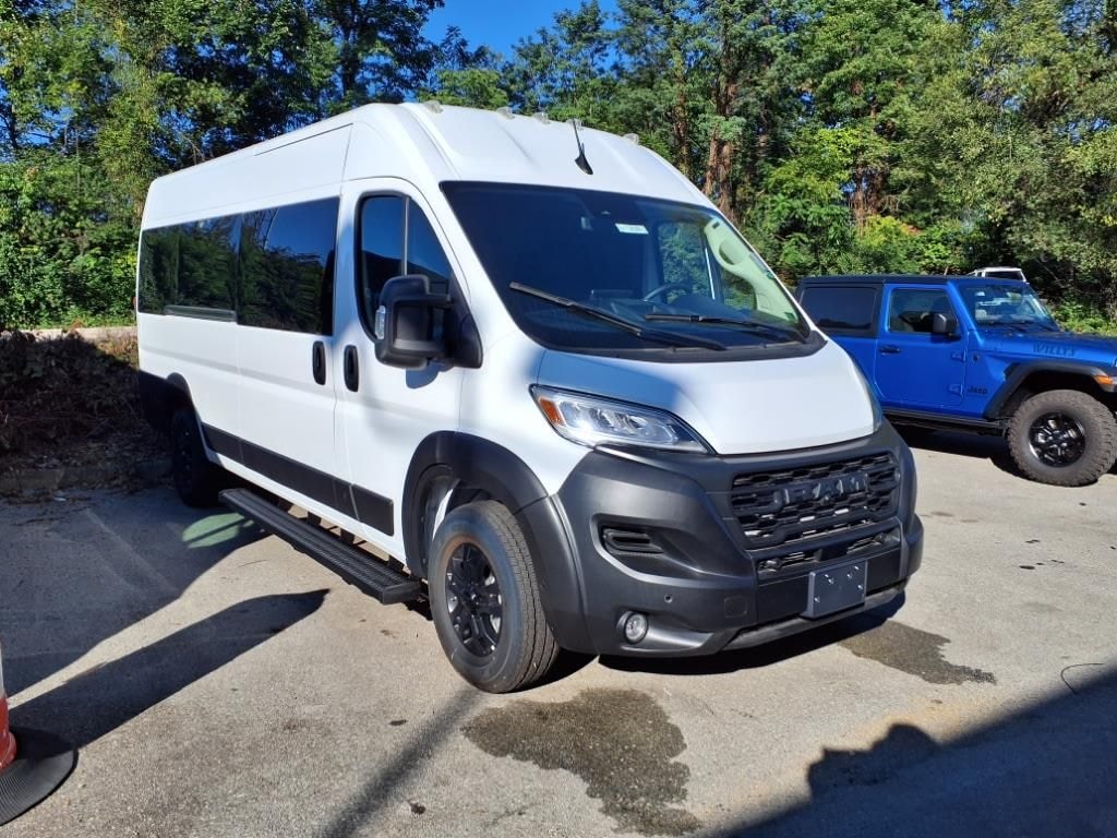 New 2024 Ram ProMaster PROMASTER 3500 SLT+ WINDOW VAN HIGH ROOF 159' WB E Cargo Van