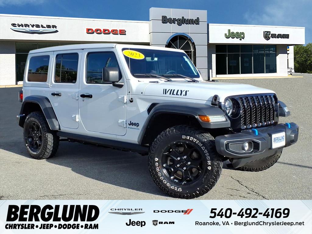 Used 2023 Jeep Wrangler 4xe Willys 4xe Sport Utility
