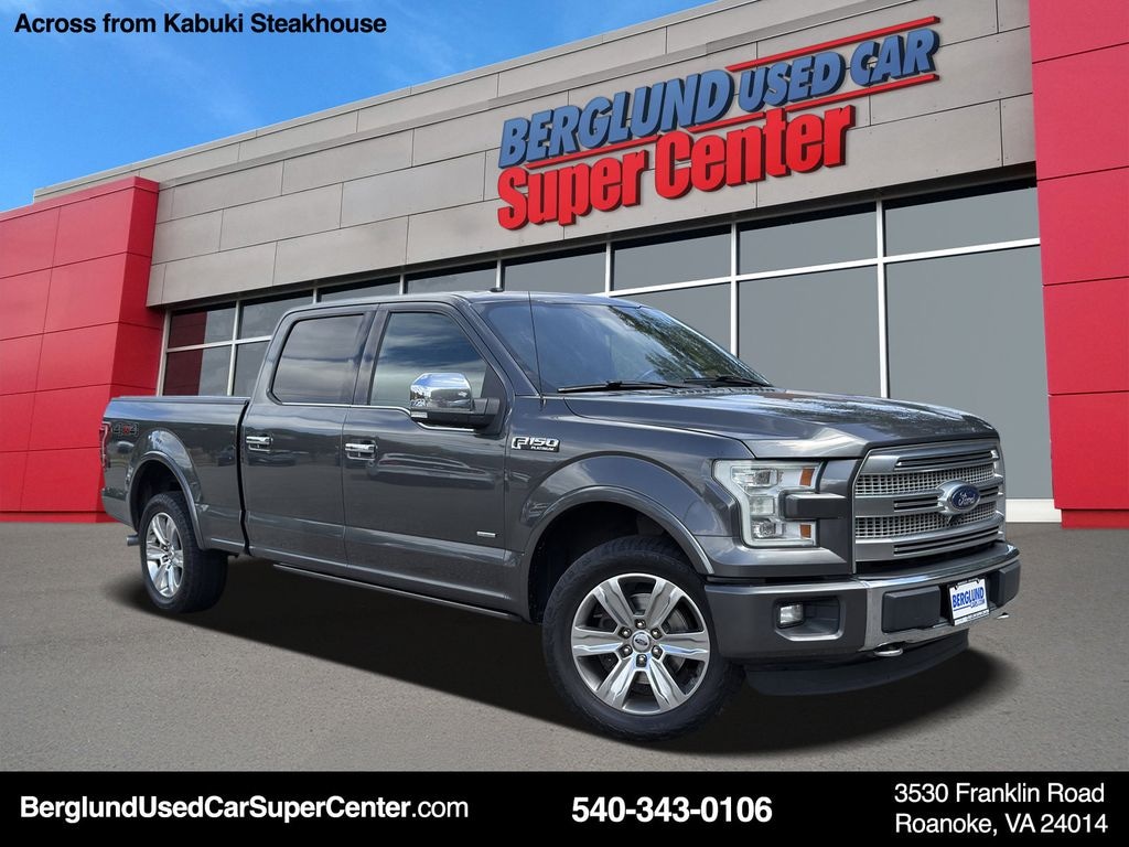 Used 2016 Ford F-150 Platinum Truck SuperCrew Cab