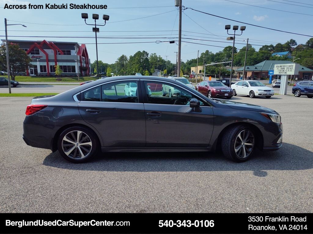 Used 2018 Subaru Legacy 2.5i Limited with EyeSight, High Beam Assist, Navigation, Reverse Auto Braking, LED Headlights, Steering Responsive Headlights, and Starlink Sedan