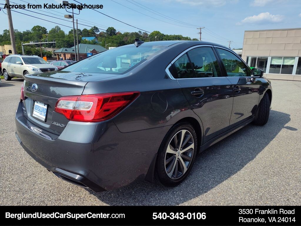 Used 2018 Subaru Legacy 2.5i Limited with EyeSight, High Beam Assist, Navigation, Reverse Auto Braking, LED Headlights, Steering Responsive Headlights, and Starlink Sedan