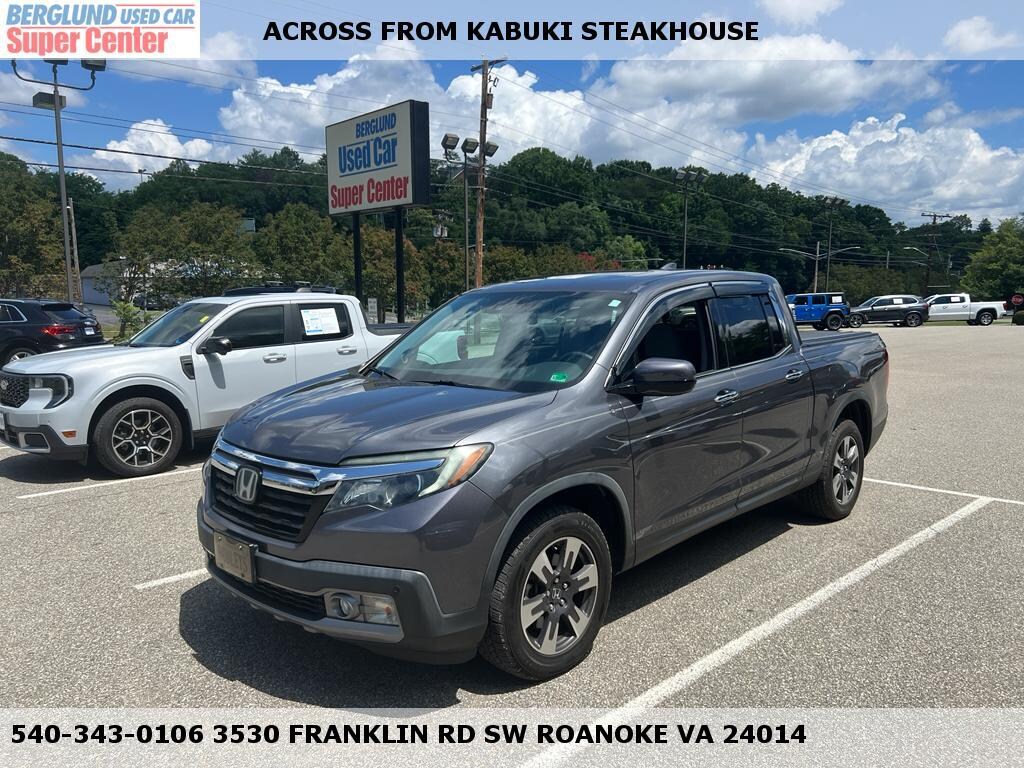 Used 2019 Honda Ridgeline RTL-E AWD Truck Crew Cab