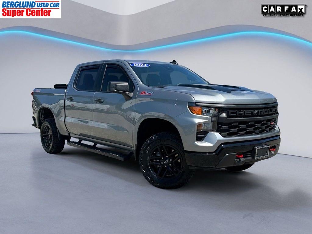 Used 2024 Chevrolet Silverado 1500 Custom Trail Boss Truck Crew Cab