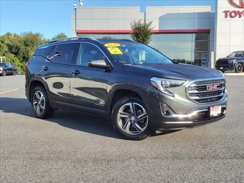 Used 2020 GMC Terrain SLT with VIN 3GKALVEV2LL125803 for sale in Lynchburg, VA